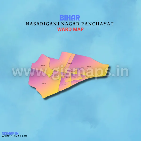 Nasariganj Nagar Panchayat Ward Map